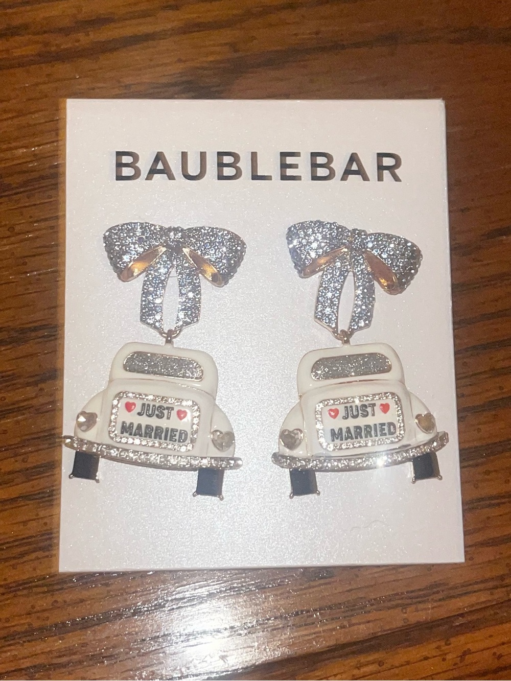 Baublebar Just Married Car Statement Earrings - Picture 3 of 4